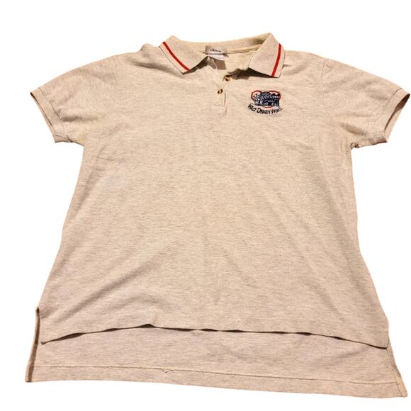 Vtg Womens Walt Disney World Embroidered Polo Size L - Picture 1 of 7